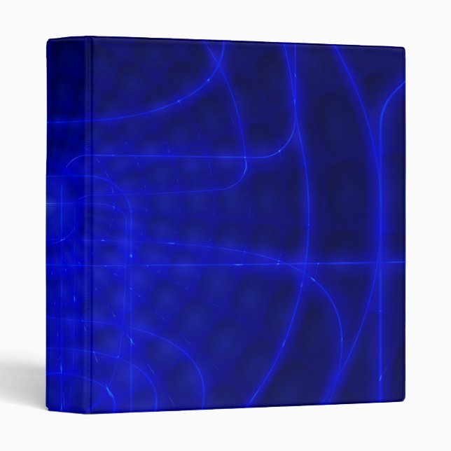 Sci-Fi Neon Circuits Binder (Front/Spine)