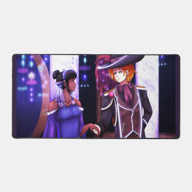 Sci Fi Prom Date Desk Mat (Front)