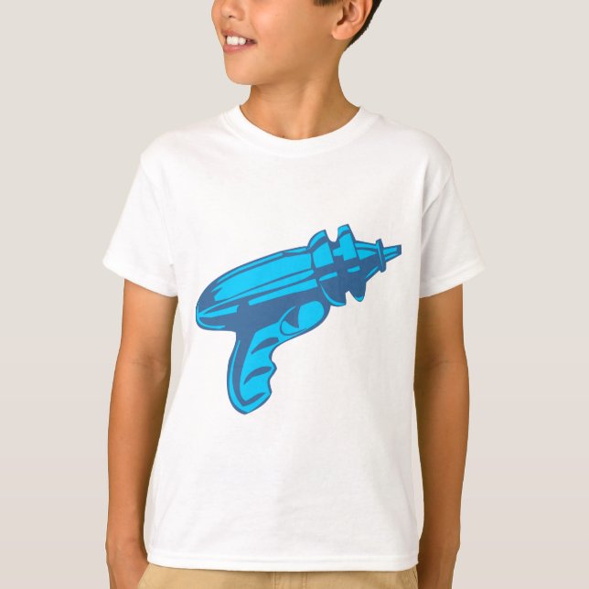 Sci-Fi Ray Gun Laser Pistol T-Shirt (Front)