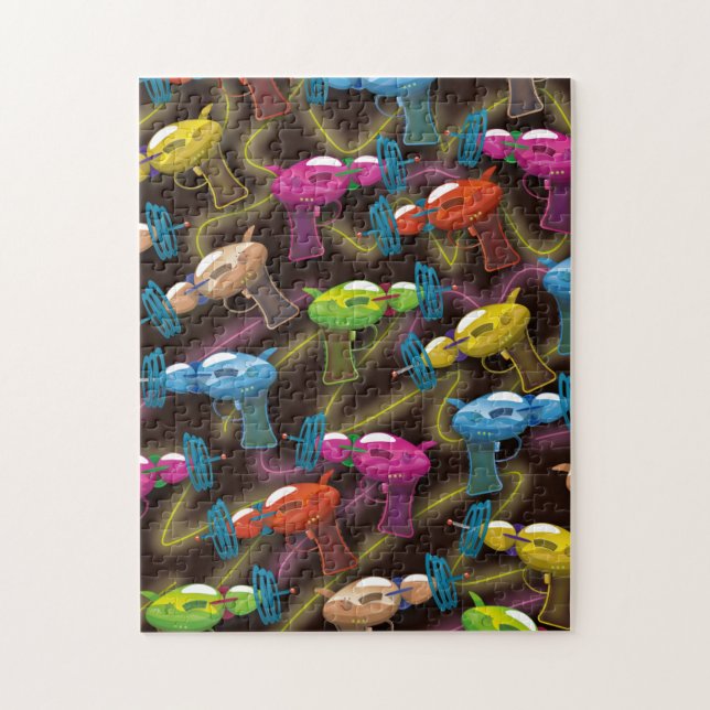 sci fi ray guns jigsaw puzzle (Vertical)