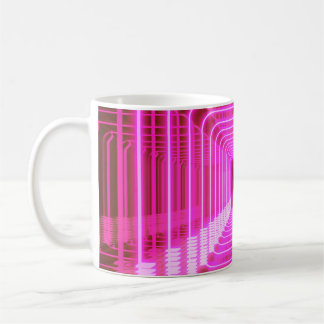 Sci-Fi Retro 3D: Pop Art Illustration Coffee Mug