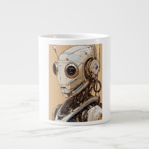 Sci_Fi Robot Specialty Mug _ Adorable Design
