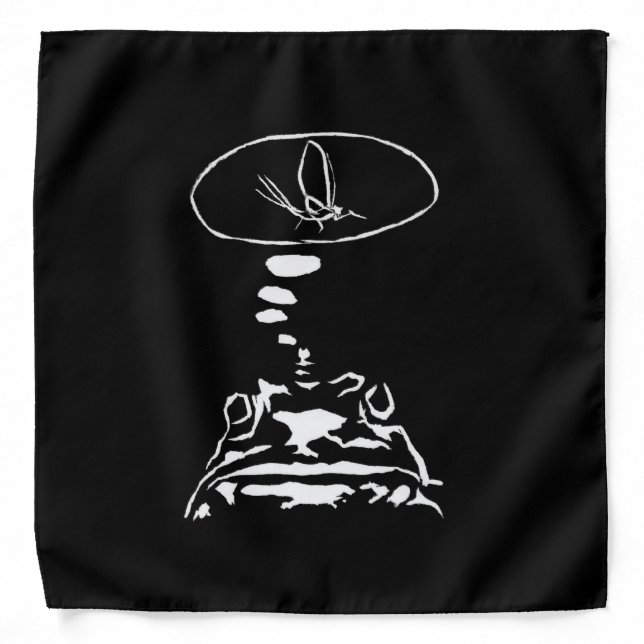 Sci-Fi smart animals "Hungry Frog Dreams"          Bandana (Front)