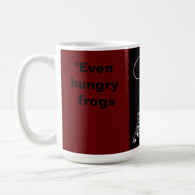 Sci-Fi smart animals "Hungry Frog Dreams"          Coffee Mug (Left)