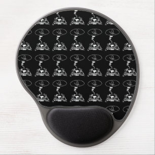 Sci-Fi smart animals "Hungry Frog Dreams" Gel Mouse Pad