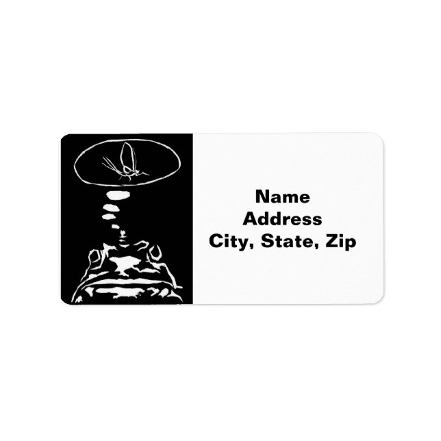 Sci-Fi smart animals "Hungry Frog Dreams"          Label (Front)