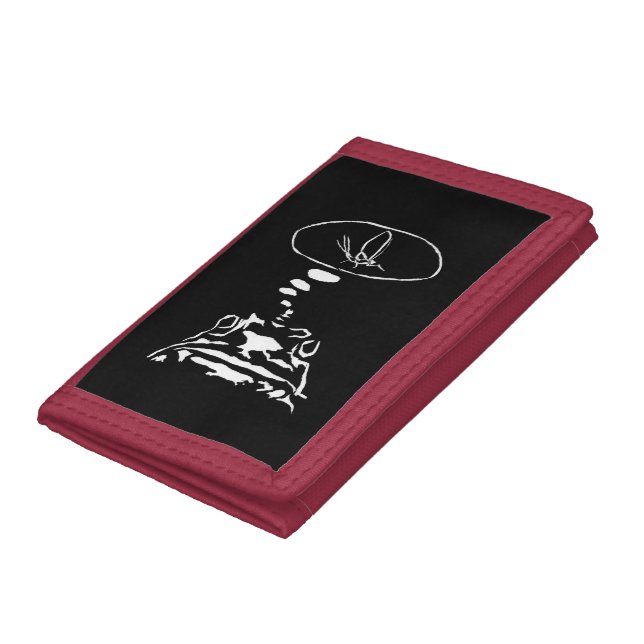 Sci-Fi smart animals "Hungry Frog Dreams"          Trifold Wallet (Bottom)