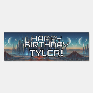 Sci-Fi Space Colony  Sign