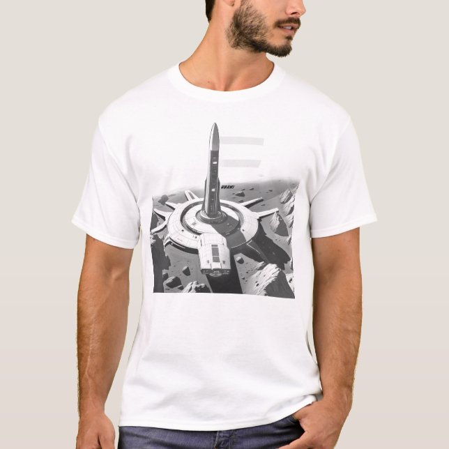Sci-Fi T-shirt Traversing the Universe 03 E Front (Front)