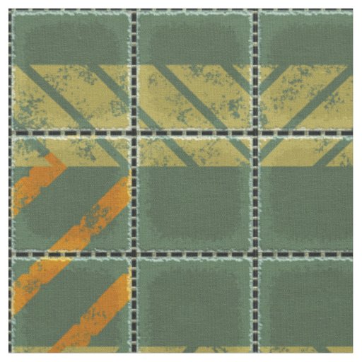 Sci-Fi Tiles 2A Custom Fabric