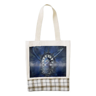 Sci-Fi Time Splash Zazzle HEART Tote Bag