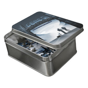 Sci-Fi Travel Ad, Dwarf Planet Ceres Jigsaw Puzzle
