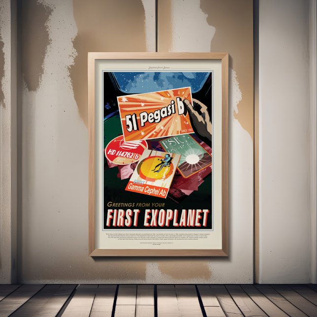 Sci-Fi Travel Ad, Planet 51 Pegasi B Foam Board (Creator Uploaded)