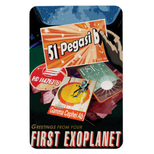 Sci-Fi Travel Ad, Planet 51 Pegasi b Magnet