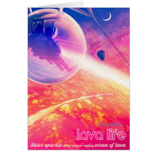 Sci-Fi Travel Ad, Planet 55 Cancri e Cards