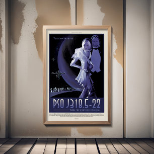 Sci-Fi Travel Ad, Planet PSO J318.5-22 Foam Board