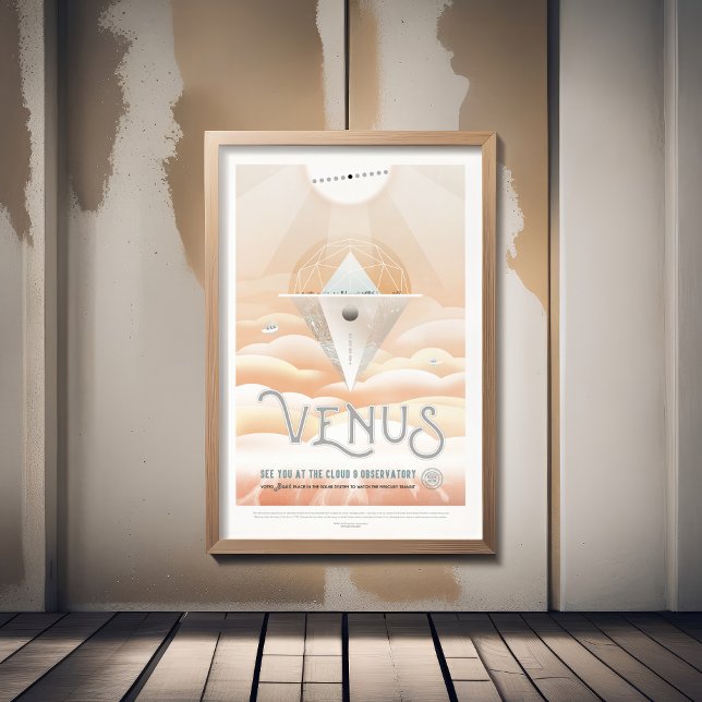 Sci-Fi Travel Ad, Planet Venus Foam Board (Creator Uploaded)