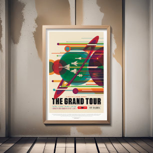 Sci-Fi Travel Ad, The Grand Tour Foam Board