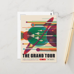 Sci-Fi Travel Ad, The Grand Tour Postcard
