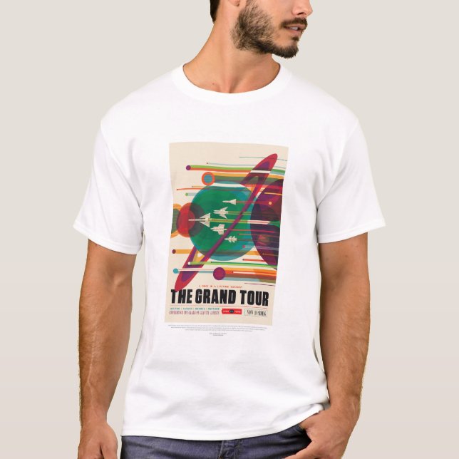 Sci-Fi Travel Ad, The Grand Tour T-Shirt (Front)