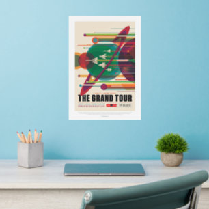 Sci-Fi Travel Ad, The Grand Tour Wall Decal