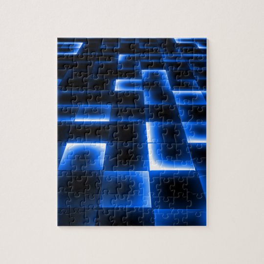 Sci Fi UFO Landing Pad Jigsaw Puzzle