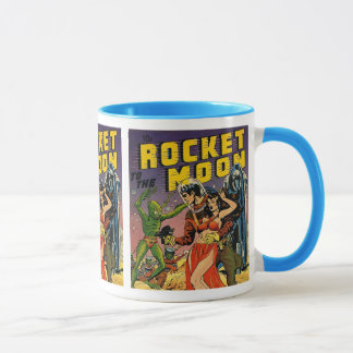 Sci Fi Vintage Comic Book Cover Art Mug