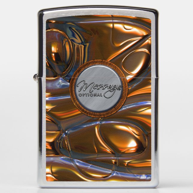 Sci-Fi Wall 2 Options Zippo Lighter (Front)