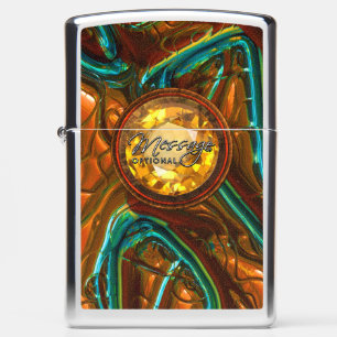 Sci-Fi Wall 3 Options Zippo Lighter