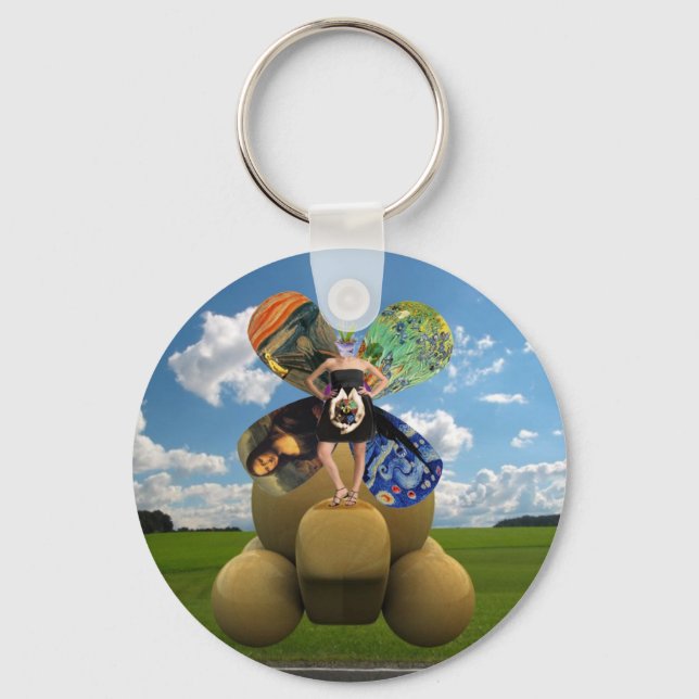 Sci Fine Keychain (Front)