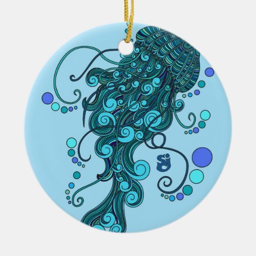 SCI _ Jellyfish _String Cheese Incident _ Tequilla Ceramic Ornament