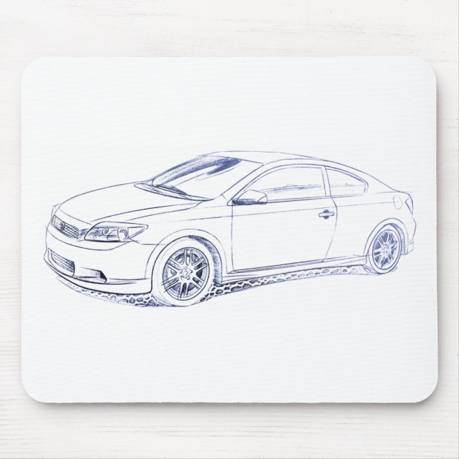 Sci tC sketch 1st gen Mouse Pad (Front)