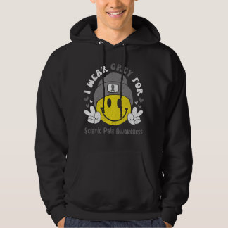 Sciatic Pain Awareness Ribbon Support Gifts Hoodie