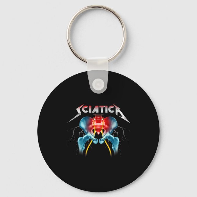 Sciatica - Funny Chiropractor - Sne - Orthopedic  Keychain (Front)