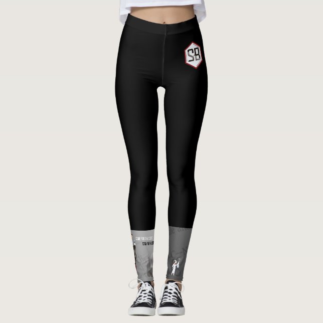 SciBabe Logo Leggings (Front)