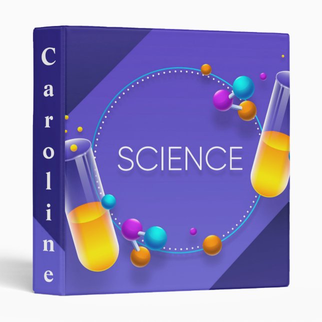 Science 3 ring binder (Front/Spine)