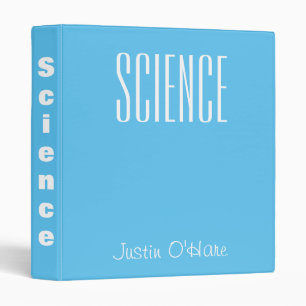 Science 3 ring binder