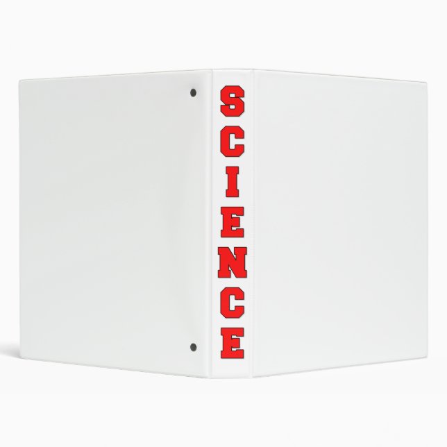 Science 3 Ring Binder (Background)