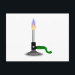 Science and Chemistry Bunsen Burner Postcard<br><div class="desc">Science and Chemistry Bunsen Burner</div>