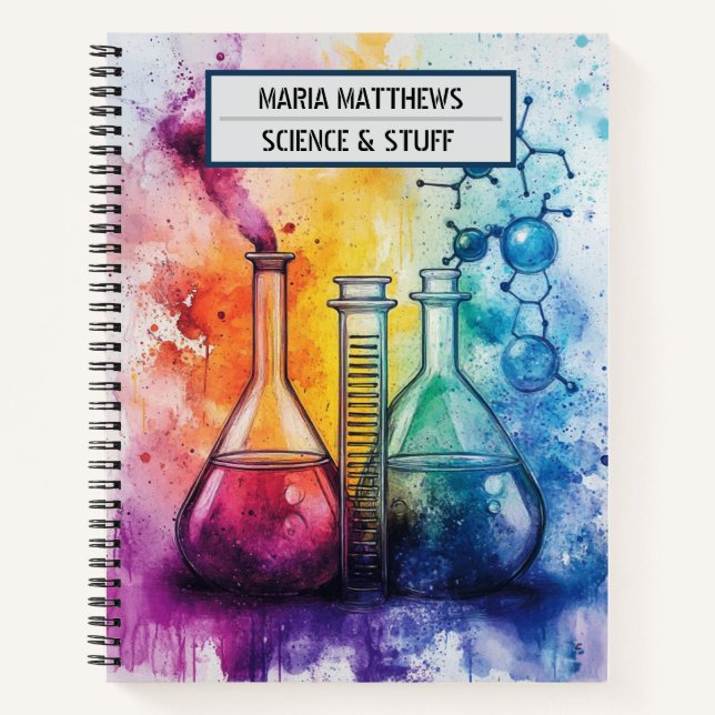 Science and chemistry Notebook (Front)