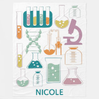 Science and Chemistry School Art Personalized