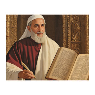 Science and Faith: The Light of Knowledge and Guid Wood Wall Art