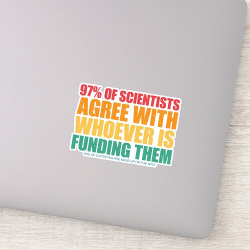 Science and Statistics Sticker