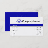Science and Technology Business Card Design (Front/Back)