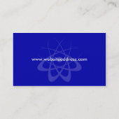 Science and Technology Business Card Design (Back)