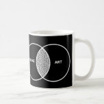 Science / Art Venn Diagram Coffee Mug<br><div class="desc">Representing both logic and beauty,  the Fibonacci sequence has fascinated scientists and artists alike.</div>