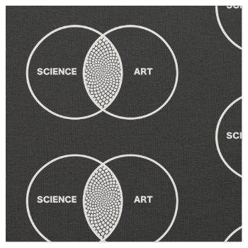 Science / Art Venn Diagram Fabric by ThinxShop at Zazzle