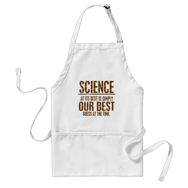 Science at Its Best Adult Apron (Front)