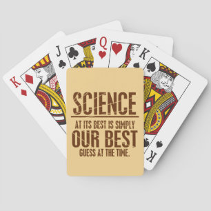 Science at Its Best Poker Cards