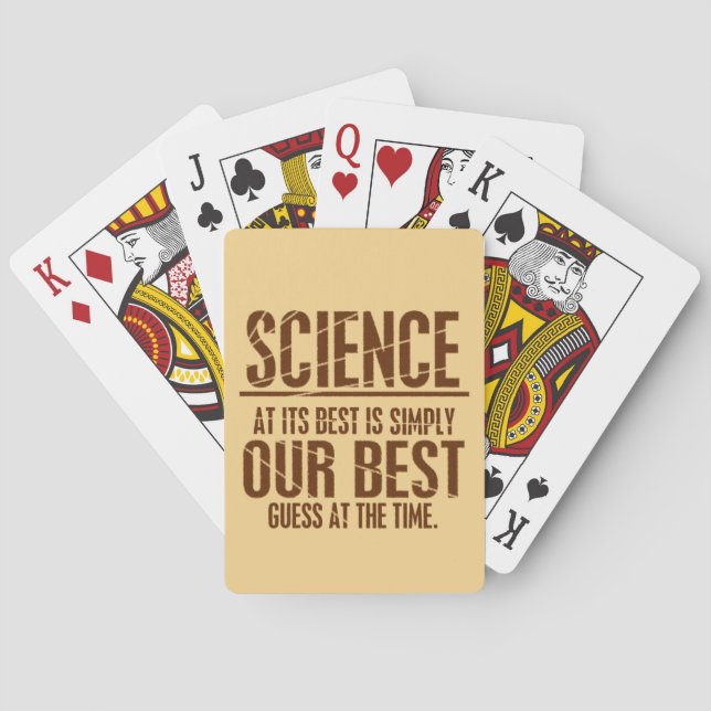 Science at Its Best Poker Cards (Back)